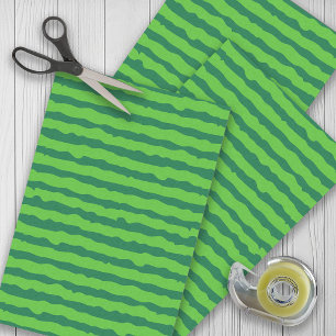 Green Stripe Watermelon Seidenpapier