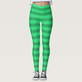 Green Strips WeihnachtsHalloween Leggings