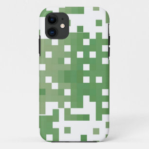 Green Suare Pixel Pattern Case-Mate iPhone Hülle