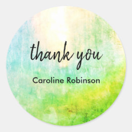 Green Sun danke Ihnen, Aufkleber