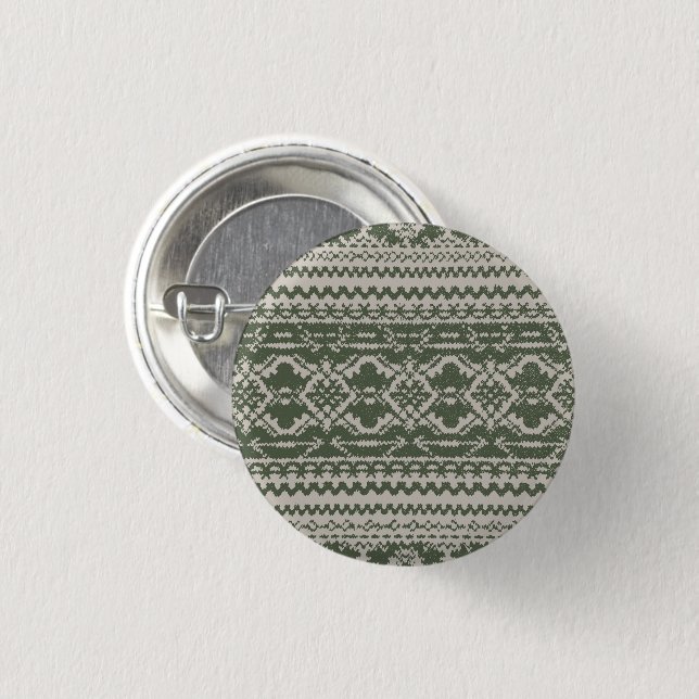 Green Sweater Button (Vorne & Hinten)