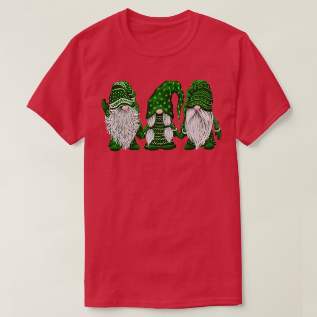 Green Sweater Gnome St T-Shirt (Design vorne)