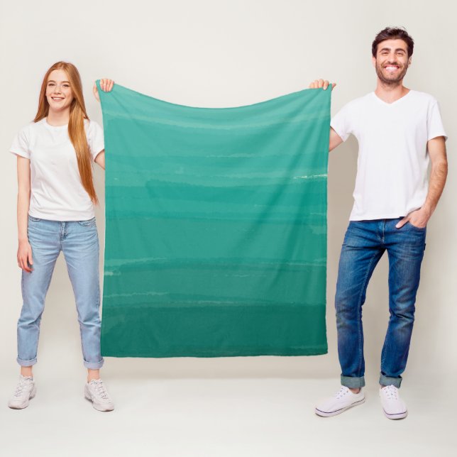 Green Sweep Ombre Fleecedecke (Beispiel)