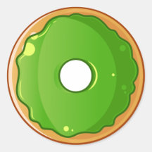 Green Sweet Donut