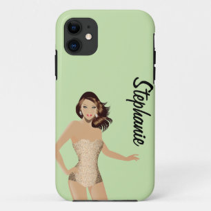 Green Swinsuit Girl Mate ID™ iPhone 5 Fall Case-Mate iPhone Hülle
