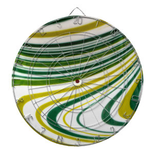 Green Swirl Dart Board Dartscheibe