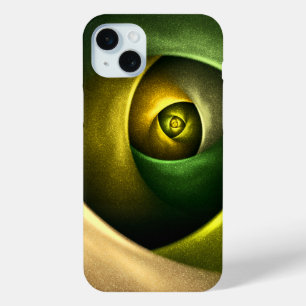 Green Swirl Floral Modernes Abstraktes Kunstmuster Case-Mate iPhone Hülle