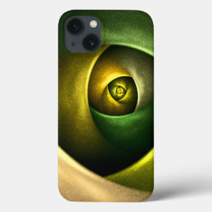 Green Swirl Floral Modernes Abstraktes Kunstmuster Case-Mate iPhone Hülle