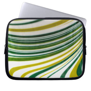 Green Swirl Laptop Bag Laptopschutzhülle