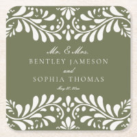 Green Talavera Tile Spanish Style Fiesta Wedding