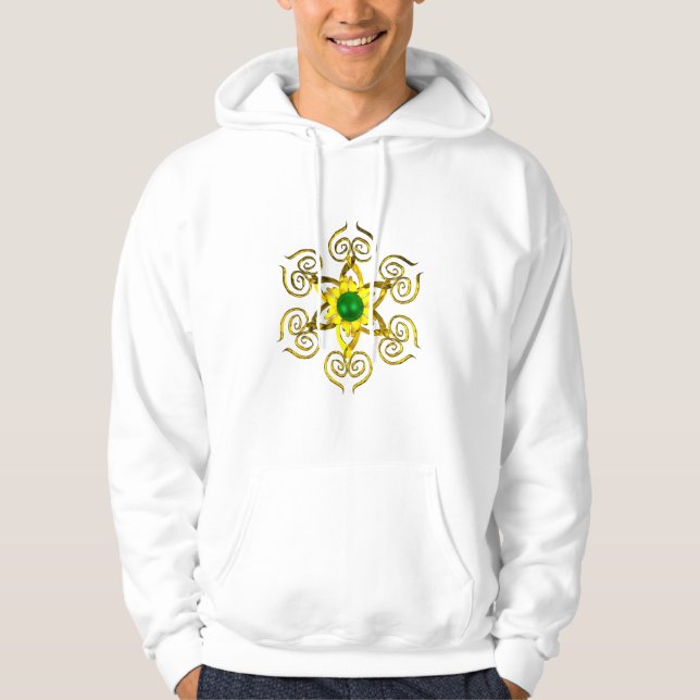 GREEN TALISMAN HOODIE (Vorderseite)