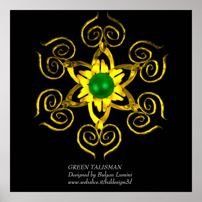 GREEN TALISMAN POSTER (Vorne)