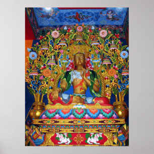 Green Tara Goddess of Mitgefühl Statue Poster