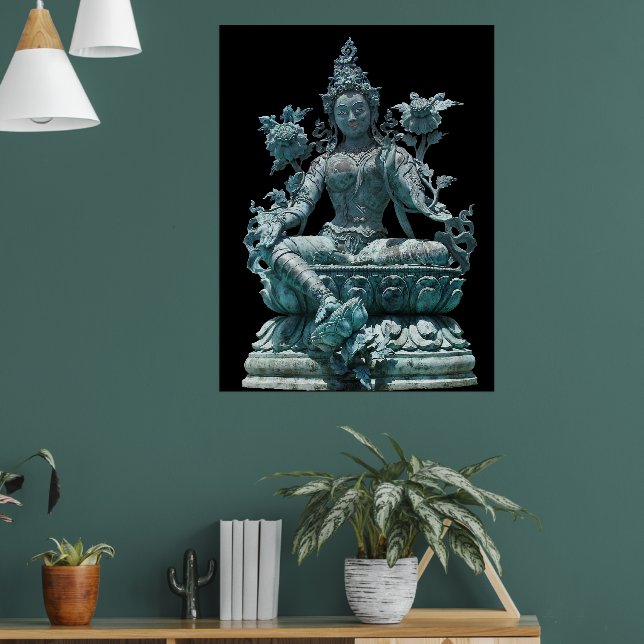 Green Tara Poster (Wohnzimmer 1)