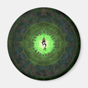 Green Tara - Schutz vor Gefahren und Leid Magnet