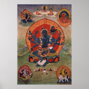 Green Tara tibetisch-buddhistische Deity Poster