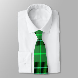 Green Tartan Kariert Neck Tie Krawatte
