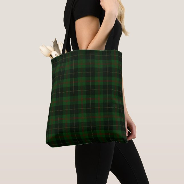 Green Tartan Kariert schottisches Muster (Von Nahem)