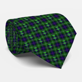 Green Tartan Krawatte