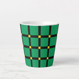 Green Tartan Milchtasse