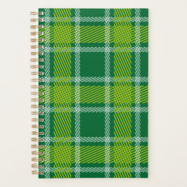 Green Tartan Planner Planer