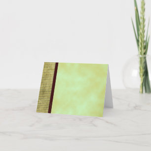Green Tea Custom Blank Art Card Karte