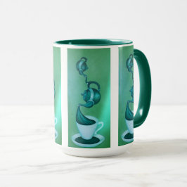 Green Tee Art Tasse