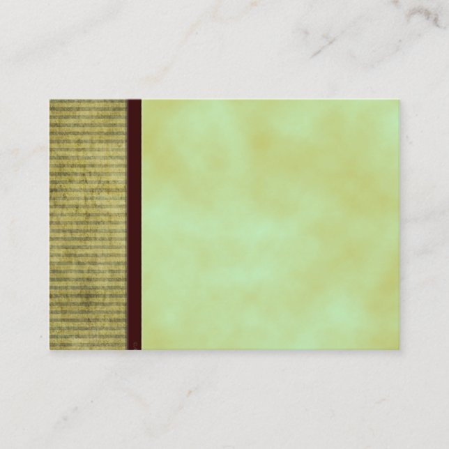 Green Tee Blank Craft Tag Card (Vorderseite)