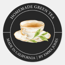 Green Tee Modern Label