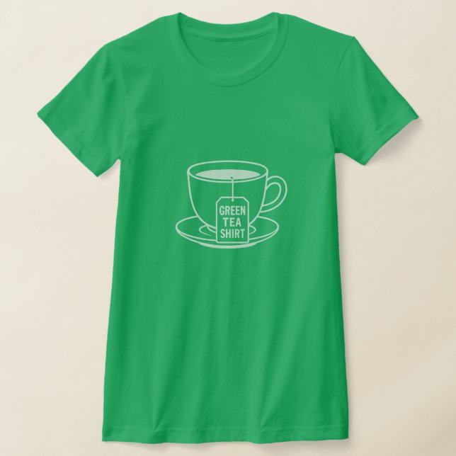 Green Tee Shirt - T - Shirt für GreenTea Liebhaber (Ablage )