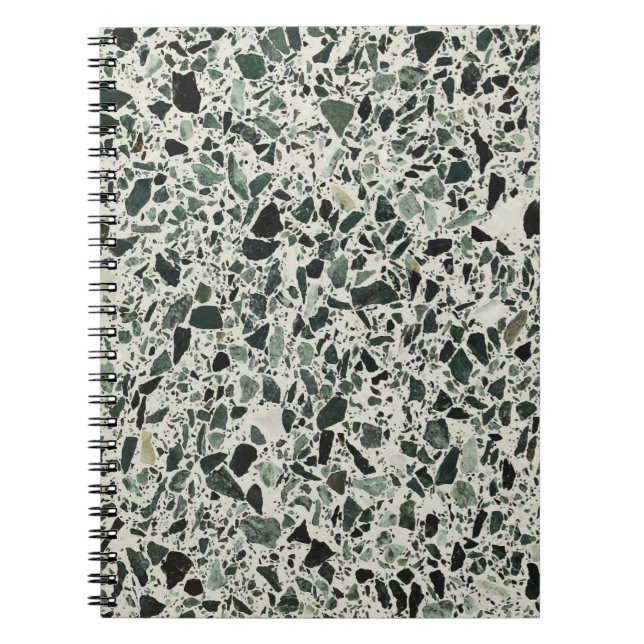 Green Terrazzo Notizblock (Vorderseite)