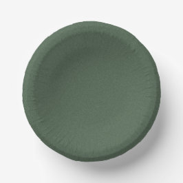 Green Textured Paper Bowl for Parties Pappteller