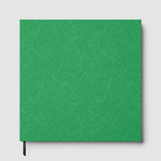Green textured surface with  swirling pattern gästebuch (Vorderseite)