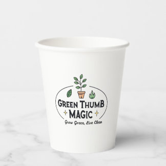 Green Thumb Magic | Urban Gardening Cofee Mug Pappbecher