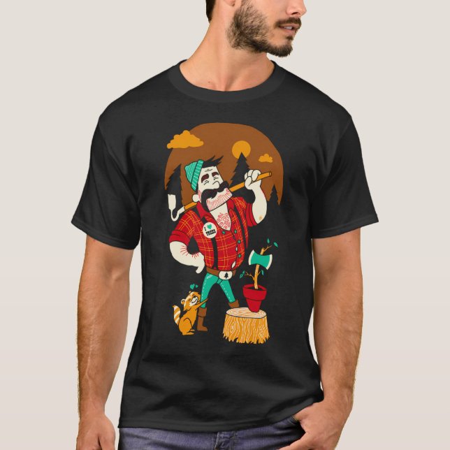 Green Thumberjack T-Shirt (Vorderseite)