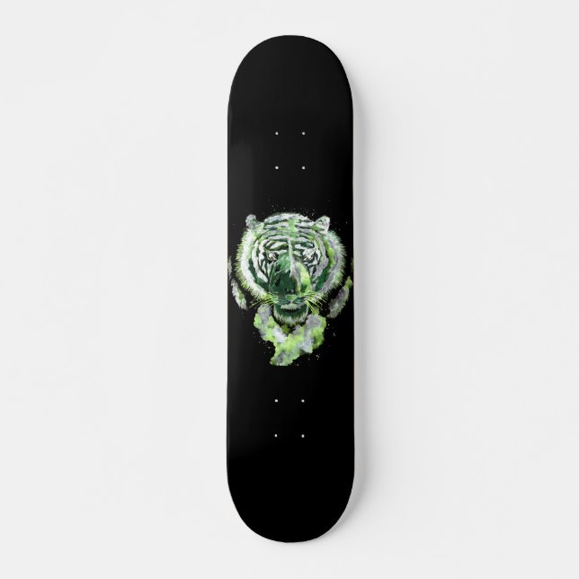 Green Tiger Spirit Skateboard (Vorne)