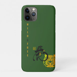Green Tiger Wild & Free Chinoiserie Chic Case-Mate iPhone Hülle