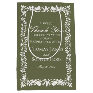 Green Tile Talavera Spanische Fiesta Gastgeschenke Mittlere Geschenktüte