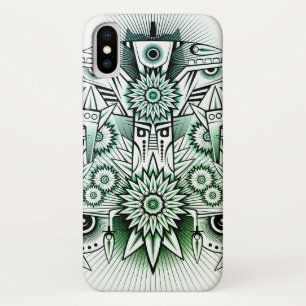 Green Tint für Tribal Design Case-Mate iPhone Hülle