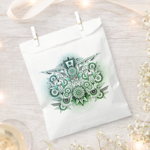 Green Tint für Tribal Design Geschenktütchen