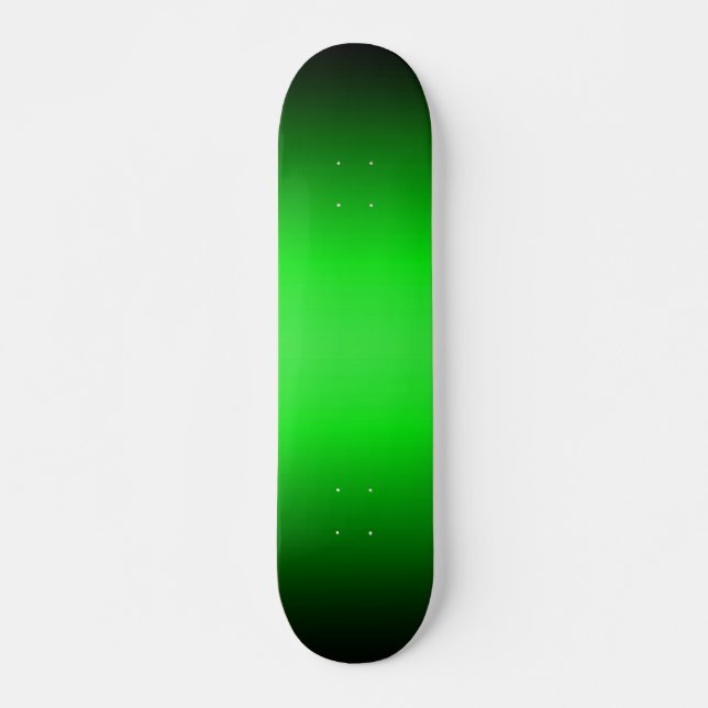 Green to Black Gradient Skateboard (Vorne)