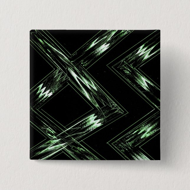 Green to Black Pine Pattern Button (Vorderseite)