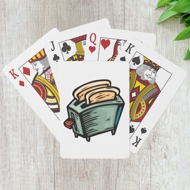 Green Toaster Playing Cards Spielkarten (Von Creator hochgeladen)