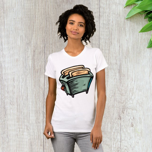 Green Toaster Womens T - Shirt (Von Creator hochgeladen)