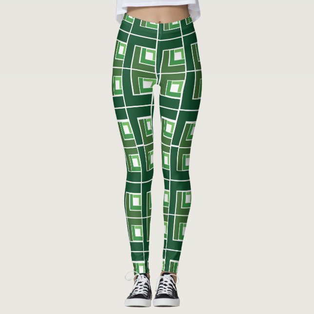 Green Topsy Turvy Leggings (Vorderseite)