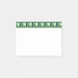 Green Topsy Turvy Post-it Klebezettel