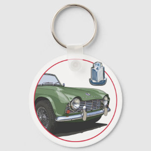 Green TR4 Schlüsselanhänger