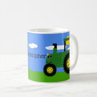 Green Traktor Coffee Tasse