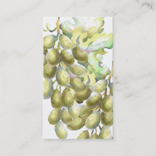 Green Trauben Business Card Visitenkarte