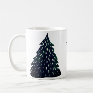 Green Tree Holiday Tasse